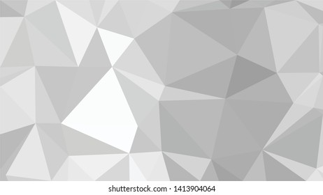 White Polygonal Mosaic Background, Low Poly Style, Vector illustration, Business Design Templates