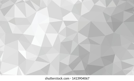 White Polygonal Mosaic Background, Low Poly Style, Vector illustration, Business Design Templates