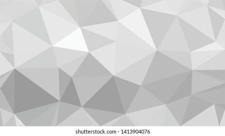 White Polygonal Mosaic Background, Low Poly Style, Vector illustration, Business Design Templates