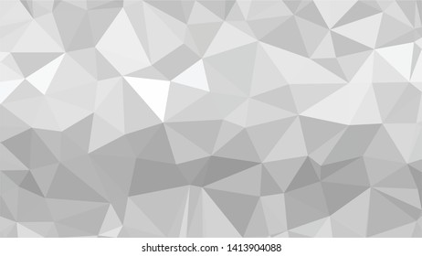 White Polygonal Mosaic Background, Low Poly Style, Vector illustration, Business Design Templates