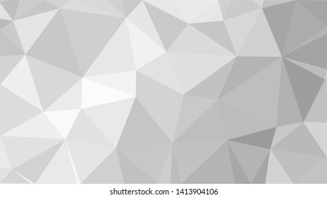 White Polygonal Mosaic Background, Low Poly Style, Vector illustration, Business Design Templates