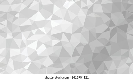 White Polygonal Mosaic Background, Low Poly Style, Vector illustration, Business Design Templates