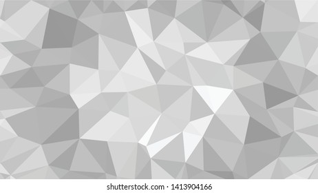 White Polygonal Mosaic Background, Low Poly Style, Vector illustration, Business Design Templates