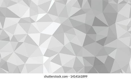 White Polygonal Mosaic Background, Low Poly Style, Vector illustration, Business Design Templates