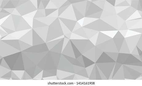 White Polygonal Mosaic Background, Low Poly Style, Vector illustration, Business Design Templates