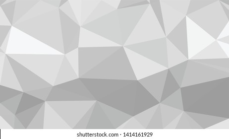 White Polygonal Mosaic Background, Low Poly Style, Vector illustration, Business Design Templates