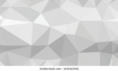 White Polygonal Mosaic Background, Low Poly Style, Vector illustration, Business Design Templates