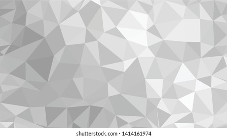 White Polygonal Mosaic Background, Low Poly Style, Vector illustration, Business Design Templates