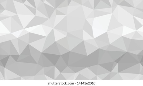 White Polygonal Mosaic Background, Low Poly Style, Vector illustration, Business Design Templates
