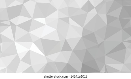 White Polygonal Mosaic Background, Low Poly Style, Vector illustration, Business Design Templates