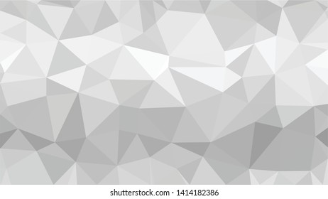White Polygonal Mosaic Background, Low Poly Style, Vector illustration, Business Design Templates
