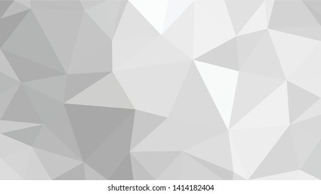 White Polygonal Mosaic Background, Low Poly Style, Vector illustration, Business Design Templates