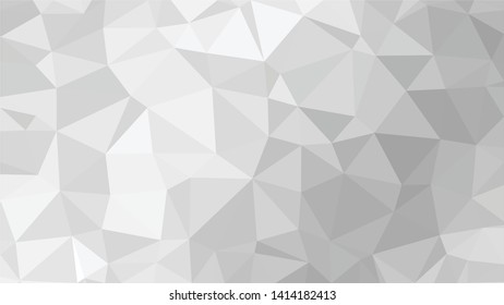 White Polygonal Mosaic Background, Low Poly Style, Vector illustration, Business Design Templates