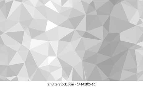 White Polygonal Mosaic Background, Low Poly Style, Vector illustration, Business Design Templates