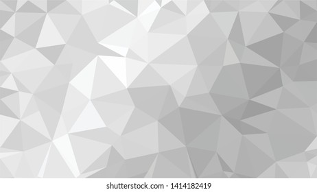 White Polygonal Mosaic Background, Low Poly Style, Vector illustration, Business Design Templates
