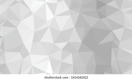 White Polygonal Mosaic Background, Low Poly Style, Vector illustration, Business Design Templates