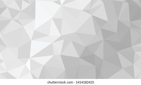 White Polygonal Mosaic Background, Low Poly Style, Vector illustration, Business Design Templates