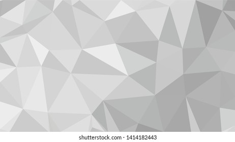 White Polygonal Mosaic Background, Low Poly Style, Vector illustration, Business Design Templates