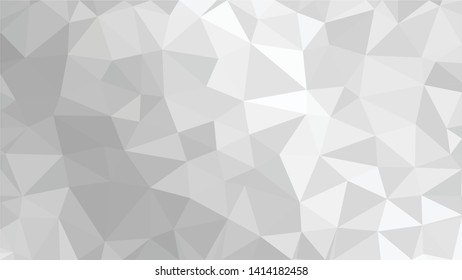 White Polygonal Mosaic Background, Low Poly Style, Vector illustration, Business Design Templates