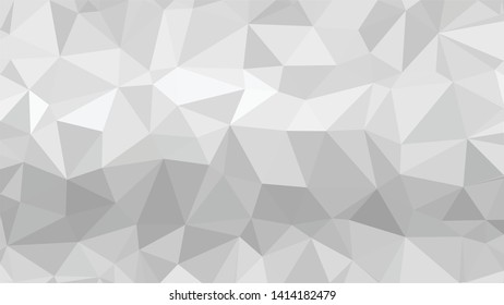 White Polygonal Mosaic Background, Low Poly Style, Vector illustration, Business Design Templates