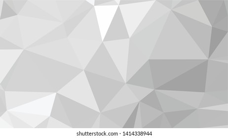 White Polygonal Mosaic Background, Low Poly Style, Vector illustration, Business Design Templates