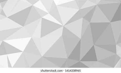 White Polygonal Mosaic Background, Low Poly Style, Vector illustration, Business Design Templates