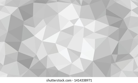 White Polygonal Mosaic Background, Low Poly Style, Vector illustration, Business Design Templates