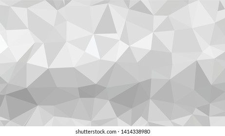 White Polygonal Mosaic Background, Low Poly Style, Vector illustration, Business Design Templates