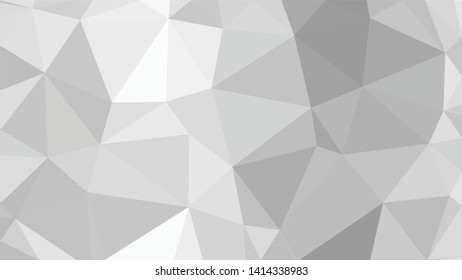 White Polygonal Mosaic Background, Low Poly Style, Vector illustration, Business Design Templates