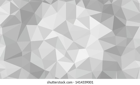 White Polygonal Mosaic Background, Low Poly Style, Vector illustration, Business Design Templates