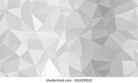 White Polygonal Mosaic Background, Low Poly Style, Vector illustration, Business Design Templates