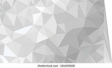 White Polygonal Mosaic Background, Low Poly Style, Vector illustration, Business Design Templates