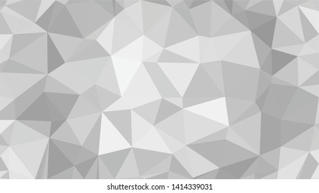 White Polygonal Mosaic Background, Low Poly Style, Vector illustration, Business Design Templates