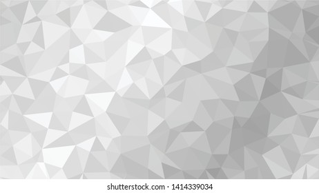 White Polygonal Mosaic Background, Low Poly Style, Vector illustration, Business Design Templates
