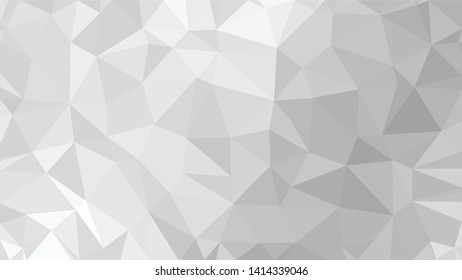 White Polygonal Mosaic Background, Low Poly Style, Vector illustration, Business Design Templates