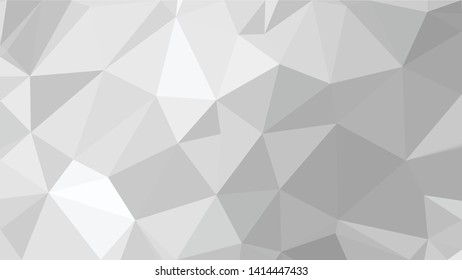 White Polygonal Mosaic Background, Low Poly Style, Vector illustration, Business Design Templates