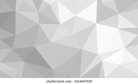 White Polygonal Mosaic Background, Low Poly Style, Vector illustration, Business Design Templates