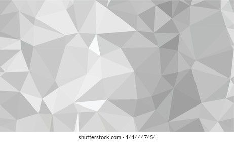 White Polygonal Mosaic Background, Low Poly Style, Vector illustration, Business Design Templates