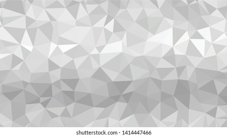 White Polygonal Mosaic Background, Low Poly Style, Vector illustration, Business Design Templates