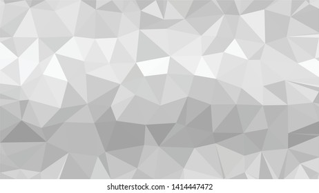 White Polygonal Mosaic Background, Low Poly Style, Vector illustration, Business Design Templates