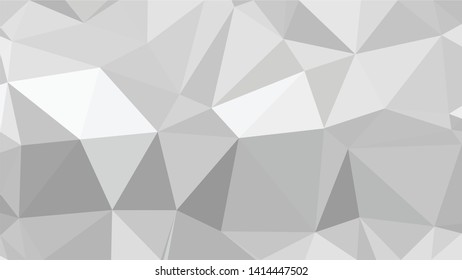 White Polygonal Mosaic Background, Low Poly Style, Vector illustration, Business Design Templates