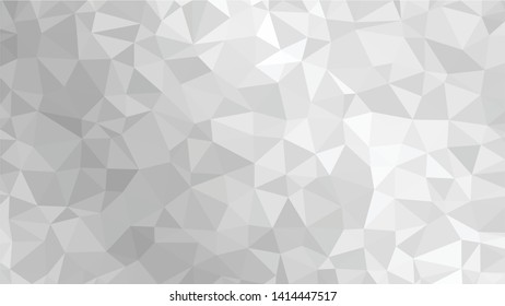 White Polygonal Mosaic Background, Low Poly Style, Vector illustration, Business Design Templates