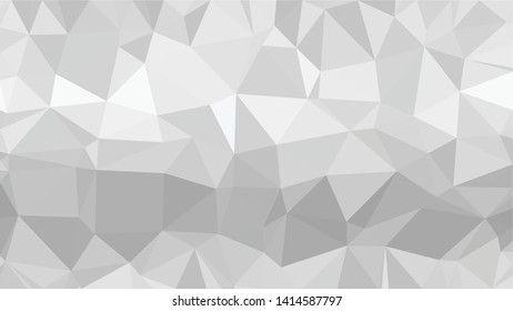 White Polygonal Mosaic Background, Low Poly Style, Vector illustration, Business Design Templates