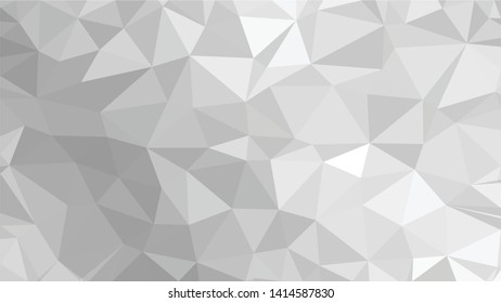 White Polygonal Mosaic Background, Low Poly Style, Vector illustration, Business Design Templates
