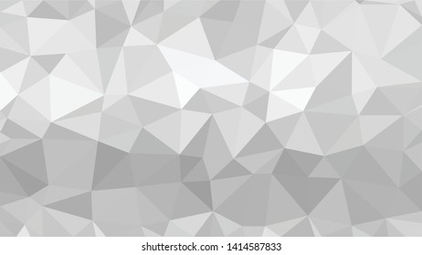 White Polygonal Mosaic Background, Low Poly Style, Vector illustration, Business Design Templates