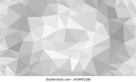 White Polygonal Mosaic Background, Low Poly Style, Vector illustration, Business Design Templates