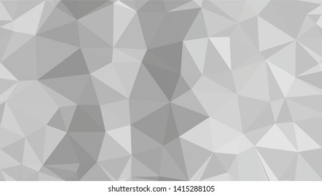 White Polygonal Mosaic Background, Low Poly Style, Vector illustration, Business Design Templates