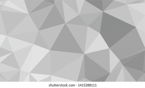 White Polygonal Mosaic Background, Low Poly Style, Vector illustration, Business Design Templates