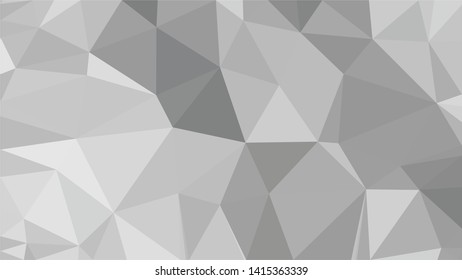 White Polygonal Mosaic Background, Low Poly Style, Vector illustration, Business Design Templates