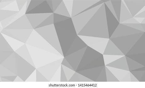 White Polygonal Mosaic Background, Low Poly Style, Vector illustration, Business Design Templates